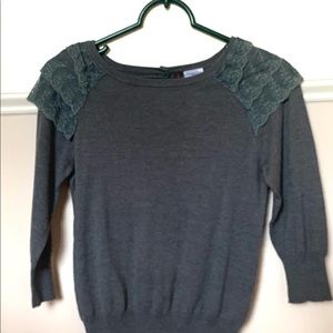 Grey lightweight pullover sweater S